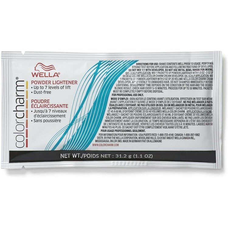 WELLA COLOR CHARM Dust Free Powder Hair Lift Lightener