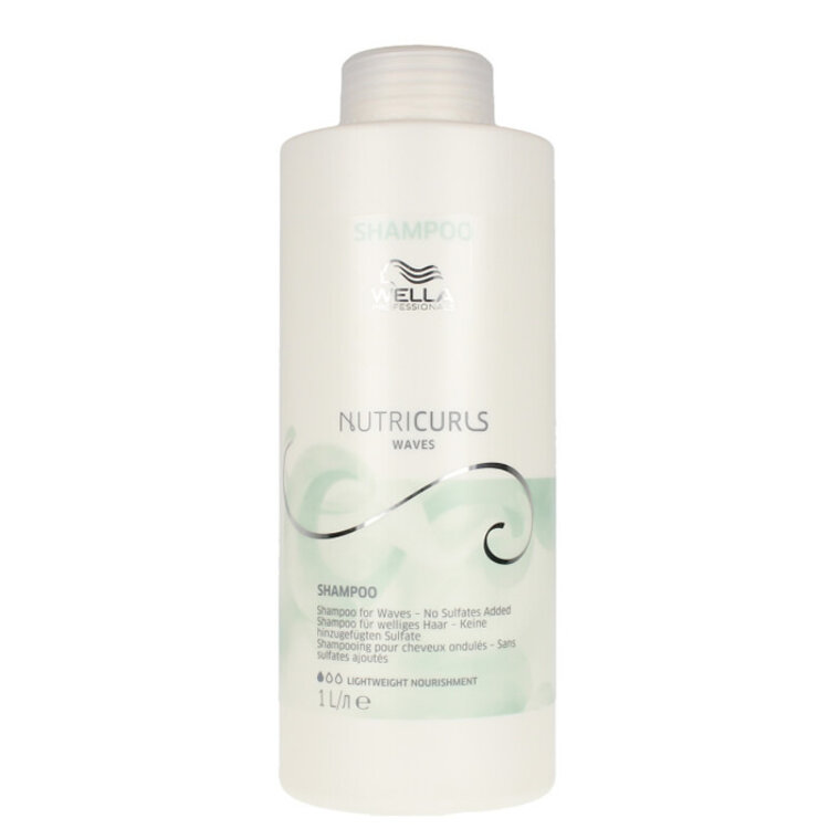 WELLA WELLA - NUTRICURLS | WAVES Shampooing pour les Ondulations Sans Sulfate