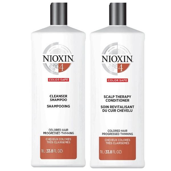 NIOXIN - ***SYSTEME | 4 Cheveux Colorés | Duo Shampooing et Revitalisant 1L (33.8 oz)