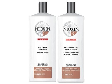 NIOXIN Pro Clinical NIOXIN - ***SYSTEME | 3 Cheveux Colorés | Duo Shampooing et Revitalisant 1L (33.8 oz)