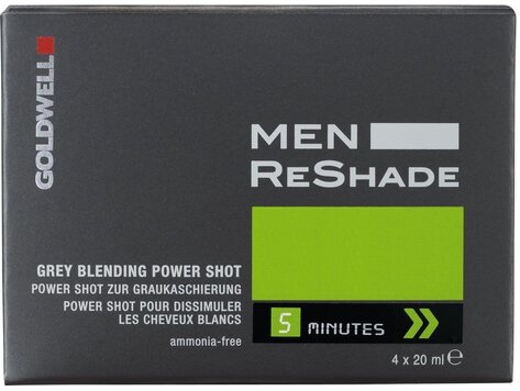 GOLDWELL GOLDWELL - MEN | RESHADE Power Shot pour Dissimuler les Cheveux Blancs 4 x 20ml (0.6 oz)