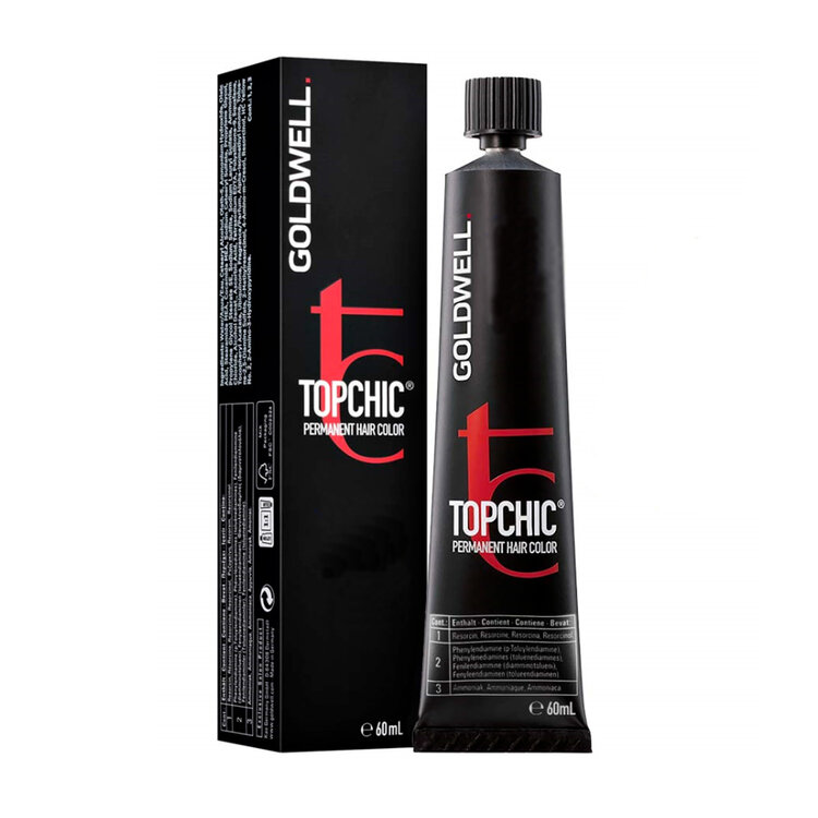 GOLDWELL TOPCHIC Coloration Permanente Tube 60ml (2.1 oz) Niveaux 7 à 12