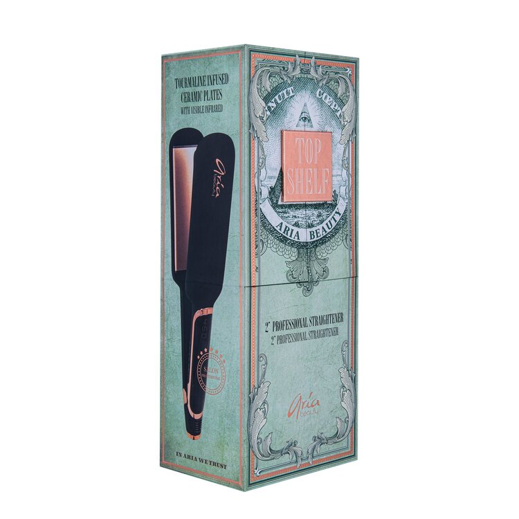 ARIA Beauty ARIA Beauty - Fer Plat Infra-Rouge Tourmaline 2" Noir