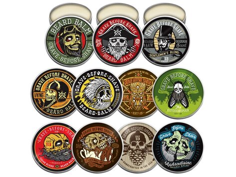 GRAVE BEFORE SHAVE Beard Balm 2 oz
