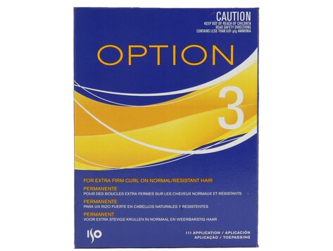 ISO ISO - OPTION 3 Permanente pour Boucles Extra Fermes sur Cheveux Normaux et Résistants