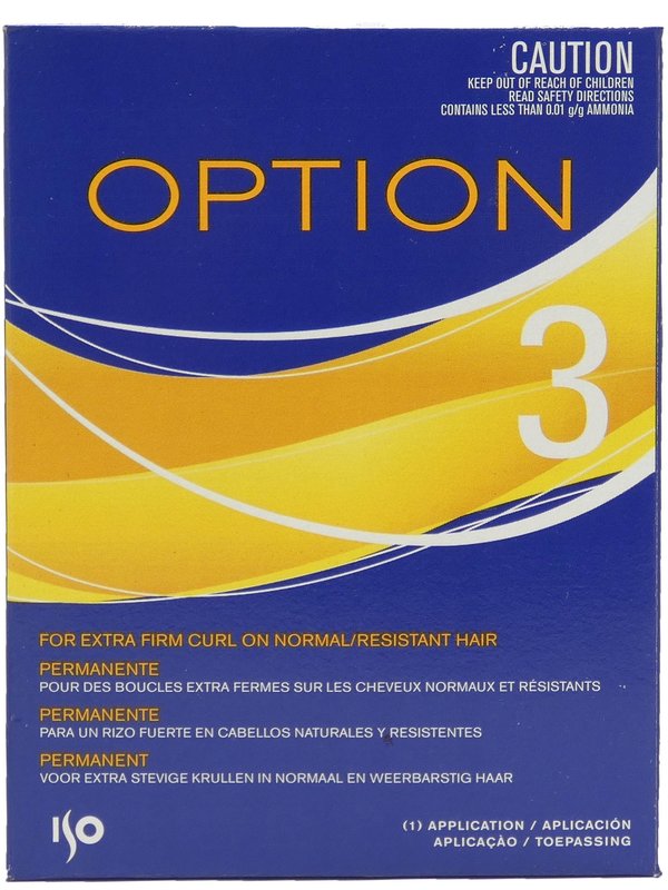 ISO OPTION 3 Permanente pour Boucles Extra Fermes sur Cheveux Normaux et Résistants