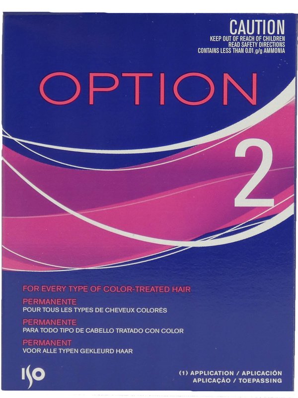 ISO OPTION 2 Permanente pour tous Types de Cheveux Colorés