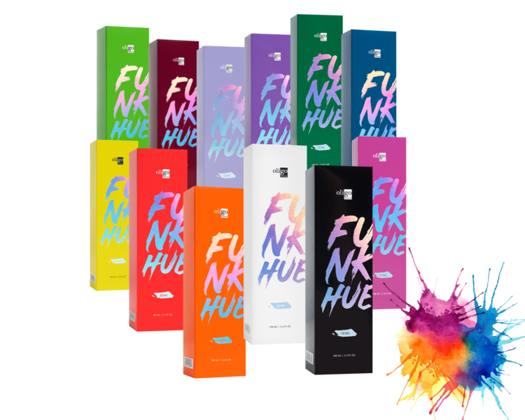 OLIGO FunkHue | Coloration Semi-Permanente (100ml/3.4oz) - Pigments Directs