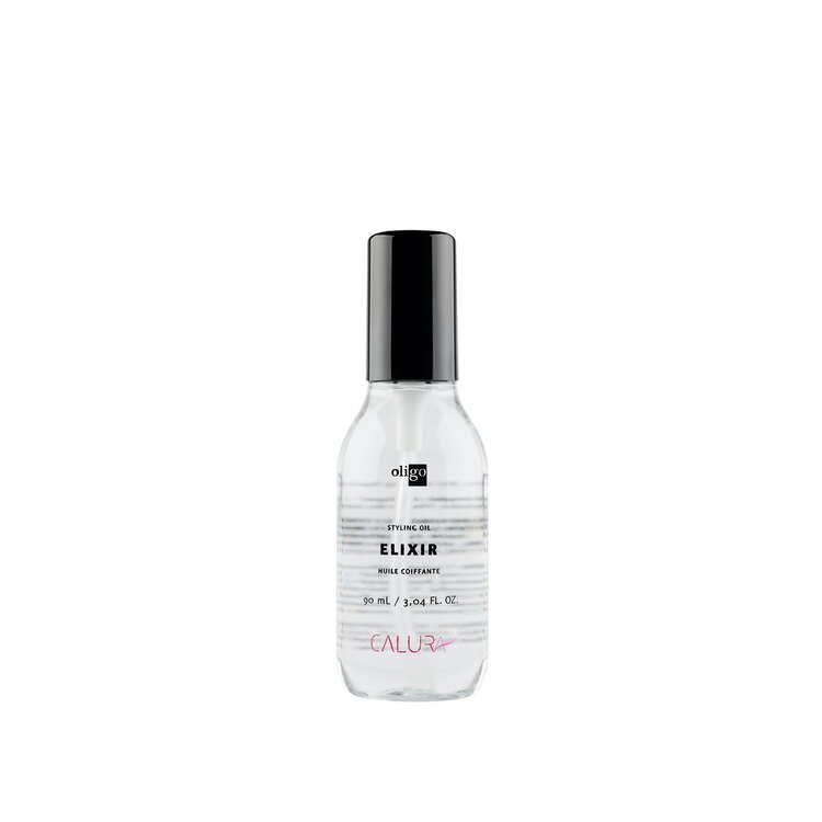 OLIGO Calura | Elixir . Huile Coiffante (90ml/3.04oz) – Huile légère brillance & douceur