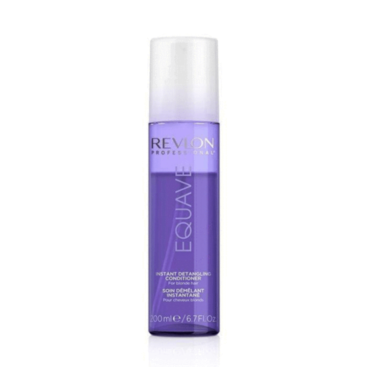 REVLON PROFESSIONAL Equave | Blonde Anti-Brassiness Instant Detangling Conditioner - Soin Démêlant Instantané Effet Déjaunissant (200ml/6.7oz)
