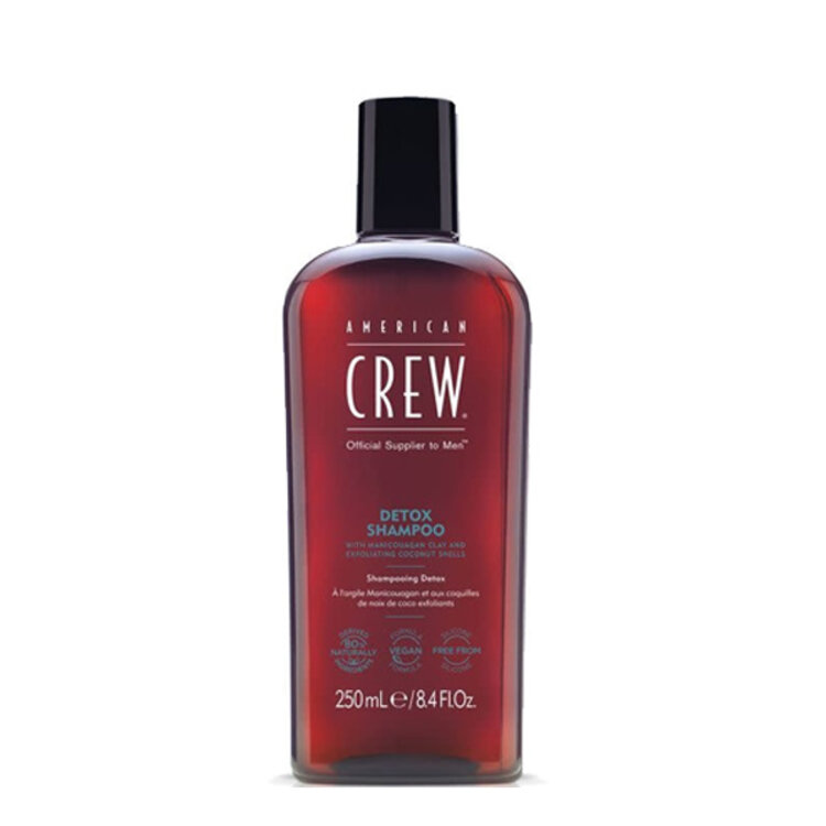 AMERICAN CREW Detox Shampoo | Shampooing Clarifiant – Nettoyage Profond et Fraîcheur Intense