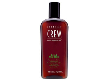 AMERICAN CREW AMERICAN CREW - TEA TREE 3-IN-1 Shampoo, Conditioner and Body Wash / Shampooing Soin et Gel Douche