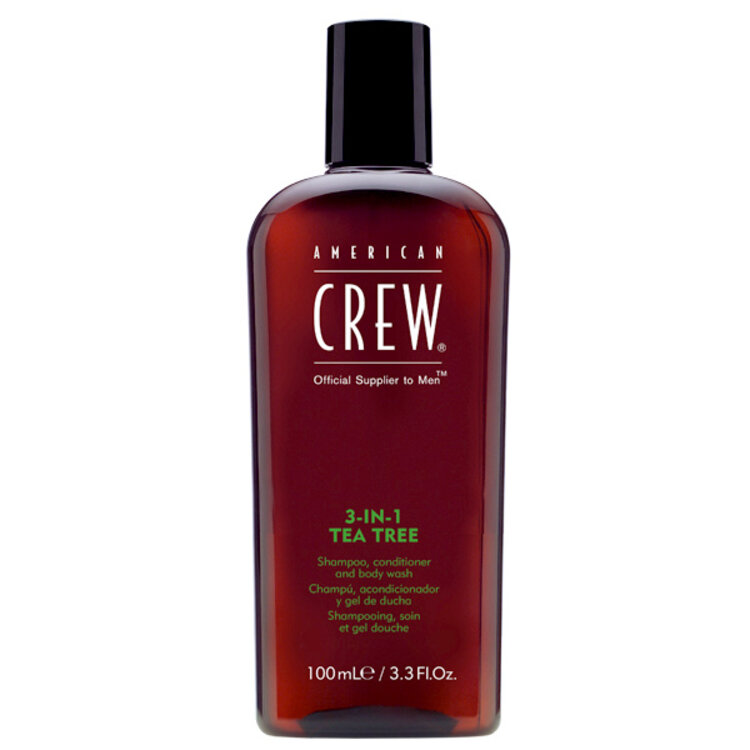 AMERICAN CREW AMERICAN CREW - TEA TREE 3-IN-1 Shampoo, Conditioner and Body Wash / Shampooing Soin et Gel Douche