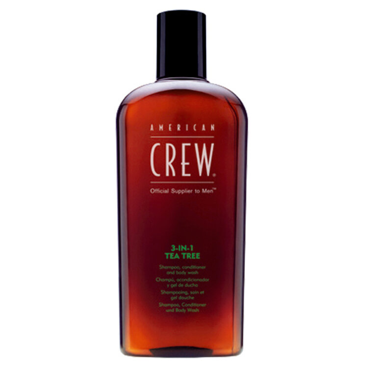 AMERICAN CREW AMERICAN CREW - TEA TREE 3-IN-1 Shampoo, Conditioner and Body Wash / Shampooing Soin et Gel Douche
