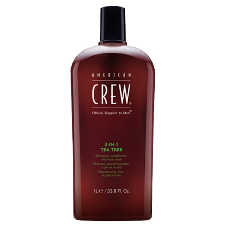 AMERICAN CREW AMERICAN CREW - TEA TREE 3-IN-1 Shampoo, Conditioner and Body Wash / Shampooing Soin et Gel Douche