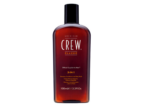 AMERICAN CREW 3-In-1 | Shampooing, Revitalisant et Gel Douche