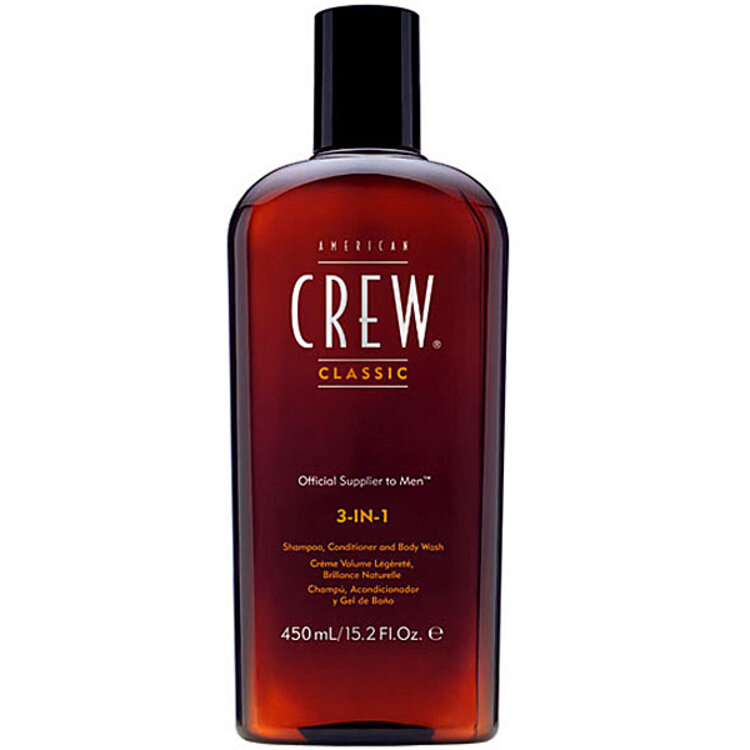 AMERICAN CREW AMERICAN CREW - CLASSIC | 3-IN-1 Shampoo, Conditioner and Body Wash / Shampooing Soin et Gel Douche