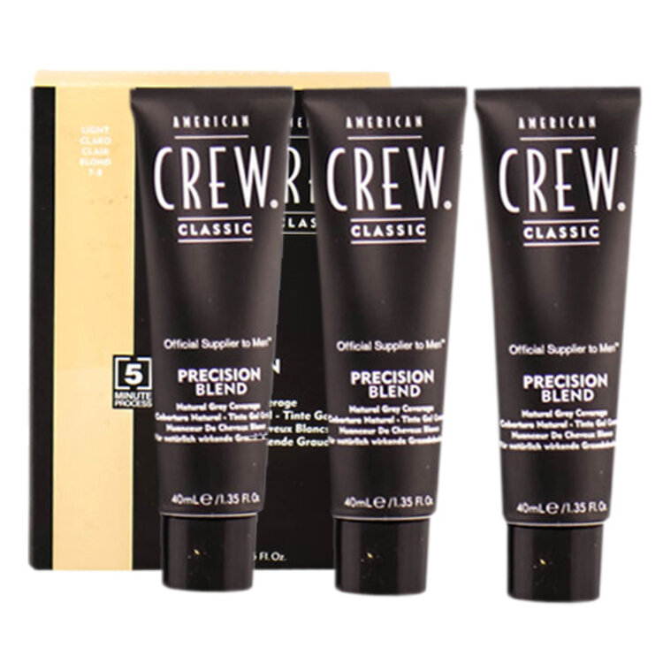 AMERICAN CREW PRECISION BLEND Nuanceur de Cheveux Blancs 3 x 40ml (1.35 oz)
