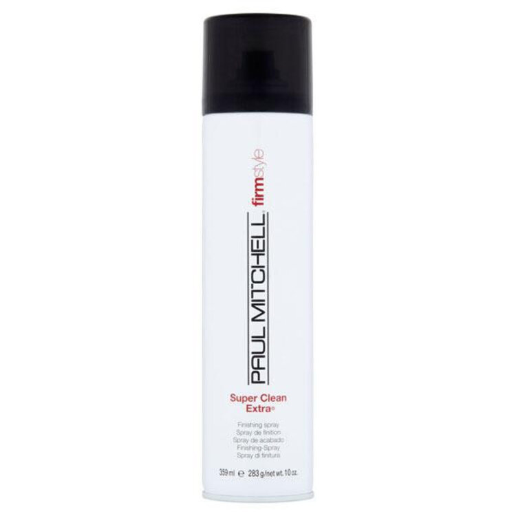 PAUL MITCHELL ***Firm Style | Finishing Spray Super Clean Extra  (315ml/9.5oz) – Maximum hold fast-drying finishing spray