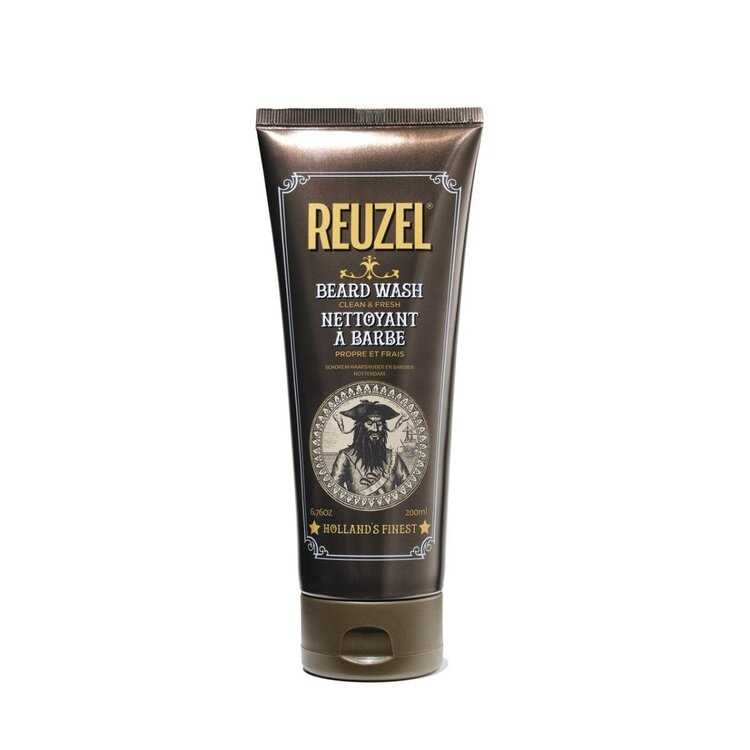 REUZEL REUZEL - BARBE & RASAGE | *Nettoyant à Barbe / Beard Wash (200ml/6.76oz) - (Propre et Frais/Clean & Fresh)
