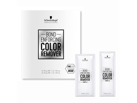 SCHWARZKOPF PROFESSIONAL Bond Enforcing Color Remover 5x Sachets A 30g (1.05 oz) et 5x B 30ml (1.05 oz)