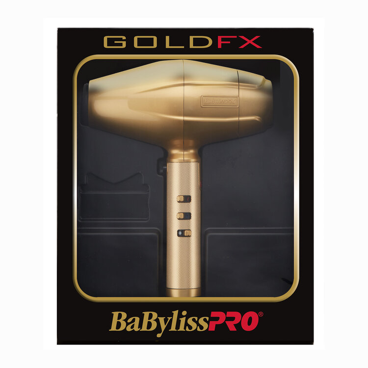 BABYLISSPRO BARBEROLOGY Séchoir Turbo Haute Performance GoldFX - FXBDG1C