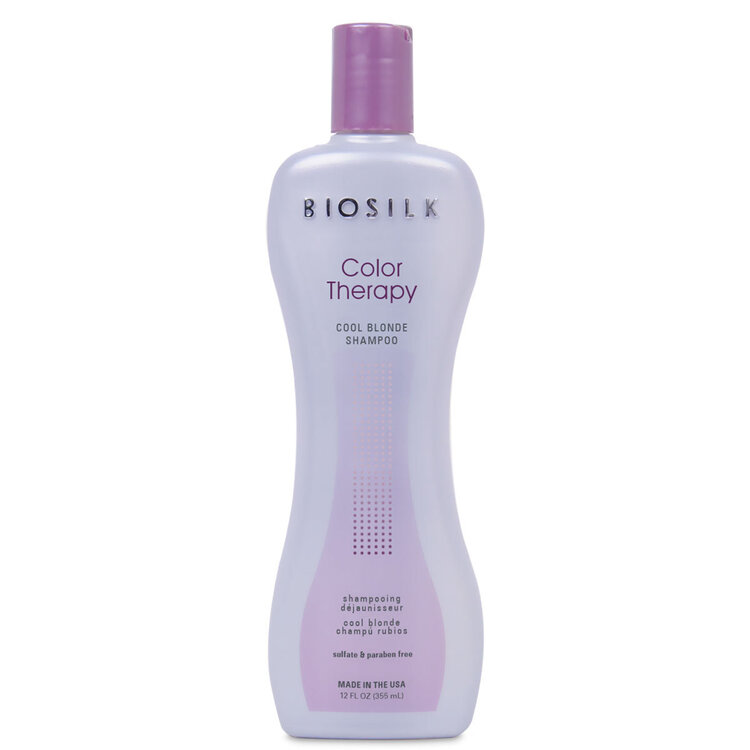 BIOSILK COLOR THERAPY | COOL BLONDE Shampooing Déjaunissant 355ml (12 oz)