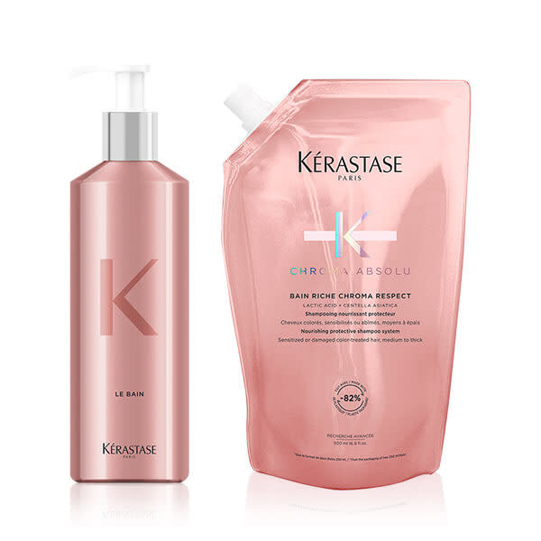 KÉRASTASE - RECHARGE | Duo CHROMA ABSOLU Bain Riche Chroma Respect 500ml (16.9 oz)