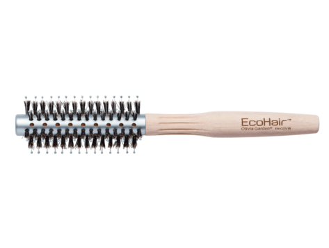 OLIVIA GARDEN ECOHAIR | VENT Brosse en Bambou Écologique Poils Ioniques et Sanglier 100%