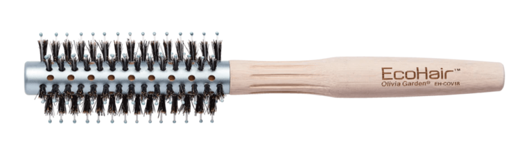 OLIVIA GARDEN ECOHAIR | VENT Brosse en Bambou Écologique Poils Ioniques et Sanglier 100%