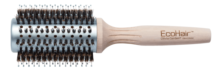 OLIVIA GARDEN ECOHAIR | VENT Brosse en Bambou Écologique Poils Ioniques et Sanglier 100%