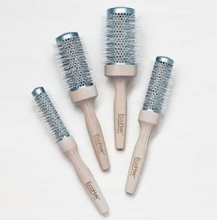 OLIVIA GARDEN ECOHAIR | THERMAL Brosse en Bambou Écologique Poils Ioniques