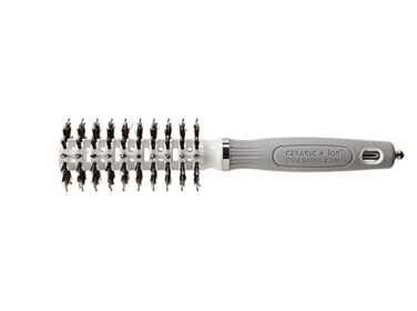OLIVIA GARDEN CERAMIC + ION | TURBO VENT Brosse en Céramique Poils Ioniques et Sanglier