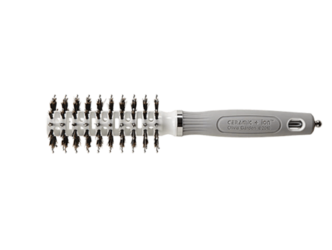 OLIVIA GARDEN CERAMIC + ION | TURBO VENT Brosse en Céramique Poils Ioniques et Sanglier