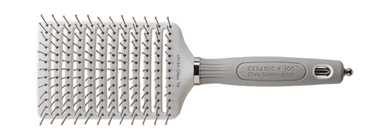 OLIVIA GARDEN CERAMIC + ION | XL PRO Brosse Paddle Ventillée Grande - CIXL-PROVNT