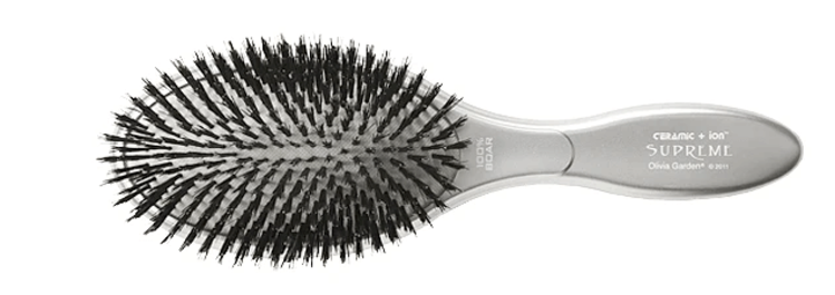 OLIVIA GARDEN OLIVIA GARDEN - CERAMIC + ION | SUPREME & STYLER Brosse Ovale Poils Ioniques et Sanglier - CISP-BR