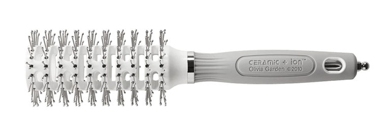 OLIVIA GARDEN CERAMIC + ION | TURBO VENT PRO Brosse Ronde Éventée