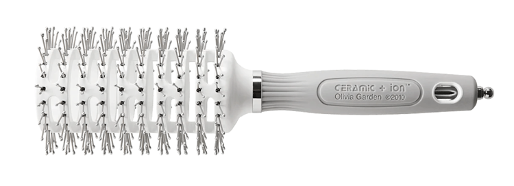 OLIVIA GARDEN CERAMIC + ION | TURBO VENT PRO Brosse Ronde Éventée