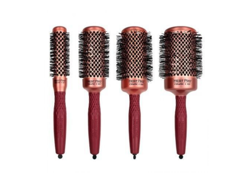 OLIVIA GARDEN HEAT PRO | CERAMIC + ION Brosse Ronde Résistante à la Chaleur Jusqu'à 550°C