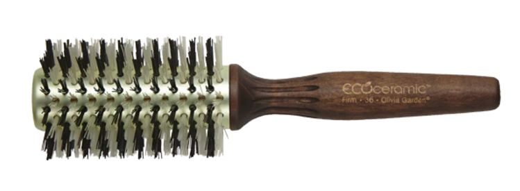 OLIVIA GARDEN ECOCERAMIC Brosse Ronde Thermique à Poils Fermes