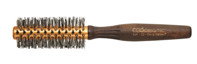 OLIVIA GARDEN ECOCERAMIC Brosse Ronde Thermique à Poils Souples