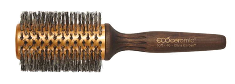 OLIVIA GARDEN ECOCERAMIC Brosse Ronde Thermique à Poils Souples