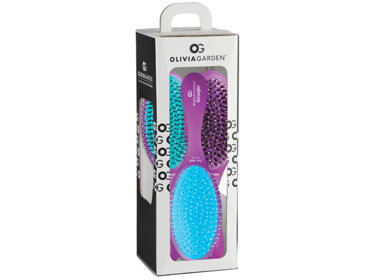 OLIVIA GARDEN OLIVIA GARDEN - OG BRUSH ***Ensemble 3-en-1 - Mauve OGD-BOX01