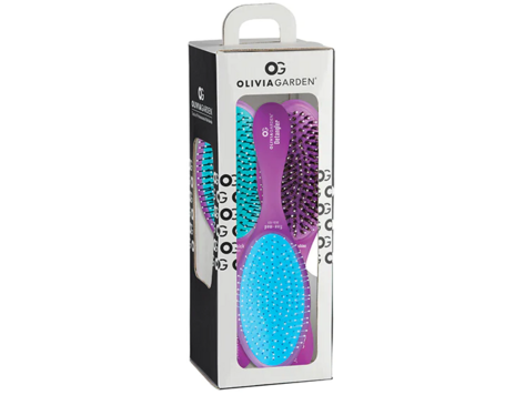 OLIVIA GARDEN OLIVIA GARDEN - OG BRUSH ***Ensemble 3-en-1 - Mauve OGD-BOX01