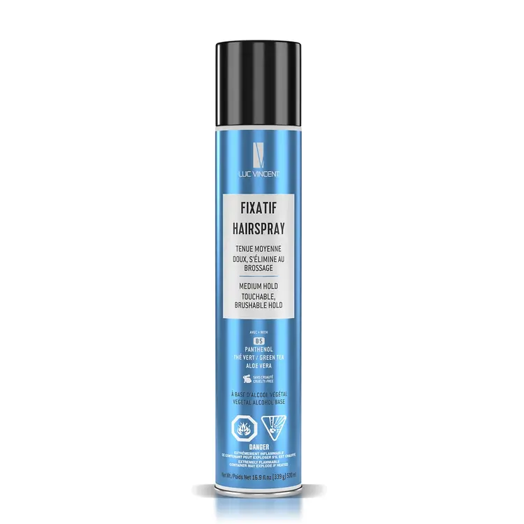 LUC VINCENT LUC VINCENT - COIFFANTS | FIXATIF HAIRSPRAY Medium Hold / Tenue Moyenne 500ml (339g)