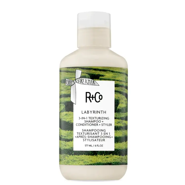 R+Co R+Co - LABYRINTH . Shampooing Texturisant 3 en 1 + Après-Shampooing + Stylisateur / 3-in-1 Texturizing Shampoo + Conditioner + Styler (177ml/6oz)