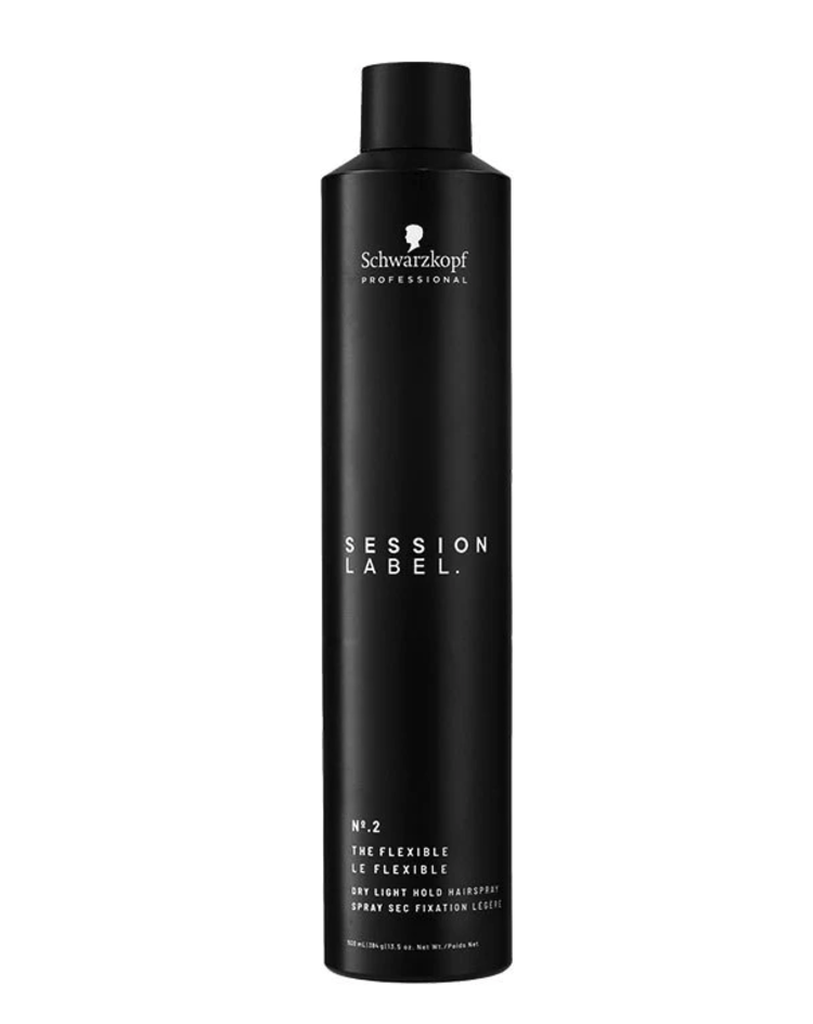 SCHWARZKOPF SESSION LABEL N°2 Le Flexible Spray Sec Finition Légère