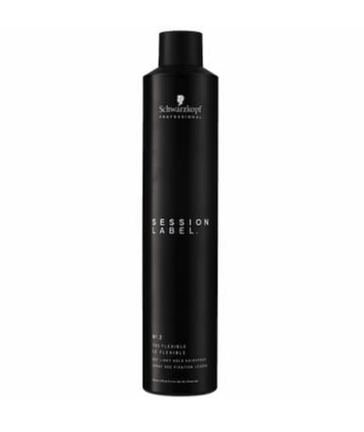 SCHWARZKOPF SESSION LABEL N°2 Le Flexible Spray Sec Finition Légère