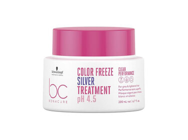 SCHWARZKOPF BONACURE | COLOR FREEZE | SILVER Masque Argent 200ml (6.7 oz)