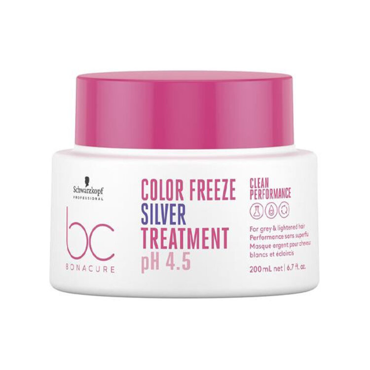 SCHWARZKOPF BONACURE | COLOR FREEZE | SILVER Masque Argent 200ml (6.7 oz)